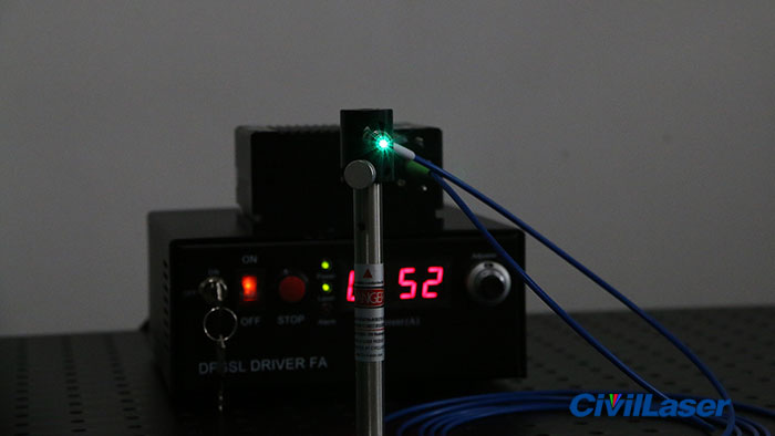 530nm fiber coupled laser